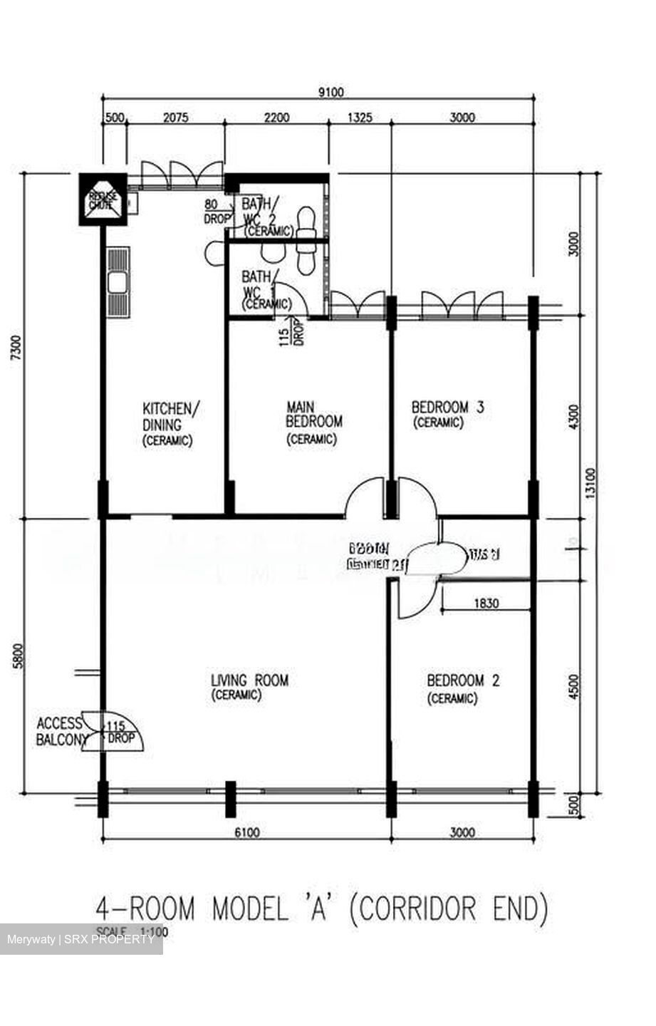 Blk 764 Yishun Street 72 (Yishun), HDB 4 Rooms #567647181